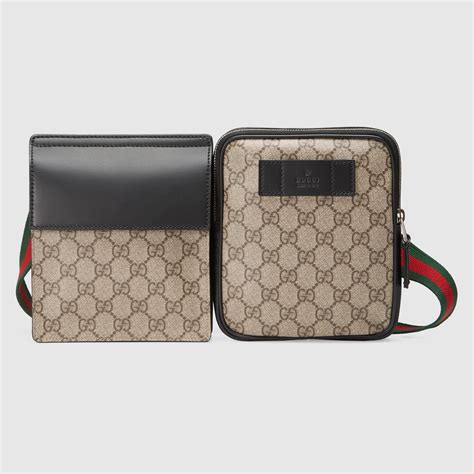 gucci gg supreme belt bag outfit|gucci supreme reversible belt.